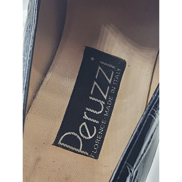 Peruzzi Shoes Women Size 6.5 37 Florence Italy Loafers Square Toe Sophistication - Picture 15 of 16